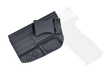 Image of Rounded IWB KYDEX Holster, Springfield XD-M 5.25in, Left Hand, Black, SFA-XDM525-BK-LH-VAR