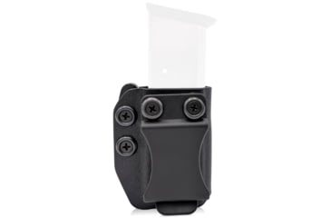 Image of Rounded IWB/OWB MRD Magazine KYDEX Holster, 45ACP Single Stack, Ambidextrous, Black, CEX-45ACP-SS-BK-MAG