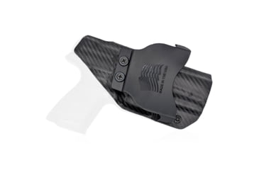 Image of Rounded OWB KYDEX Paddle Holster, Beretta APX, Left Hand, Carbon Fiber, BTA-APX-CF-LH-OWBPDL