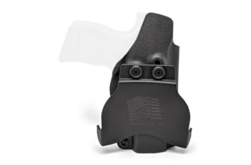 Image of Rounded OWB KYDEX Paddle Holster, Sig Sauer P365, Left Hand, Black, SSR-P365-BK-LH-OWBPDL