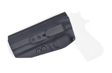 Image of Rounded Tuckable IWB KYDEX Holster, Beretta APX, Ambidextrous, Black, BTA-APX-BK-TUCK