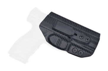 Image of Rounded Tuckable IWB KYDEX Holster, Heckler &amp; Koch VP9, Ambidextrous, Carbon Fiber, HKH-VP9-CF-TUCK