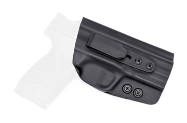 Image of Rounded Tuckable IWB KYDEX Holster, Smith &amp; Wesson M&amp;P M2.0, Right Hand, Black, SWN-MPM20940-BK-RH-TUCK