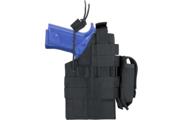 Image of Condor Outdoor Ambidextrous Holster w/ Two Removable MOLLE Straps, Black, H-GLOCK-002