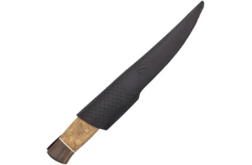 Image of Condor Tool and Knife Angler Knife, 10in Overall, 5in 420Hc SS Blade, Walnut And Cork Handle, Cork Helps The Knife Float, Black Leather Sheath, CTK111-5