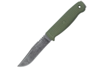 Image of Condor Bushglider Knife Green, 4.25 black stonewash finish 1095HC steel clip poi, OD green textured polypropylene handle, CTK3949-4.2HC