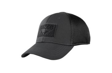 Image of Condor Outdoor Flex Tactical Mesh Cap, Black, Large, 161140-002-L