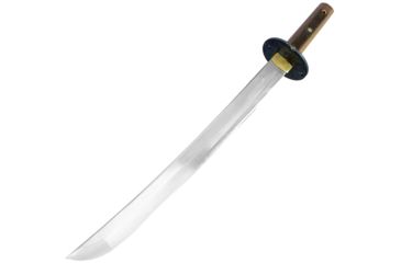 Image of Condor Tool and Knife Kondoru Wakazashi Fixed Blade Knife, 16.875in, 1075 Carbon Steel, Standard Edge, Brown, Walnut Handle, CTK1013-16.75HC