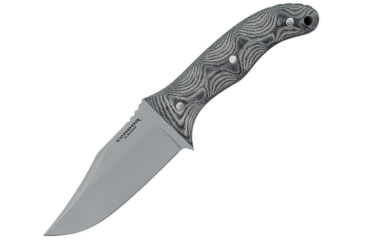 Image of Condor Little Bowie Knife, 4.63 blasted satin finish 1075HC steel clip point, Black and gray micarta handle, CTK1821-4.5HC