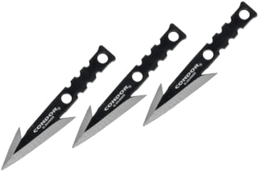 Image of Condor Pocket Pike Fishing Spear Set, Black powder coated 1075HC steel blade, CTK113-2.75HC