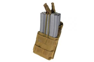 Image of Condor Outdoor Single Stacker M4 Open-Top Mag Pouch, Coyote Brown, MA42-498