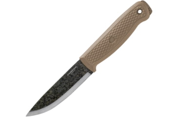 Image of Condor Terrasaur Fixed Blade Desert Knife, 4.13 natural finish 1095HC steel blade, Desert tan polypropylene handle, CTK3944-4.1