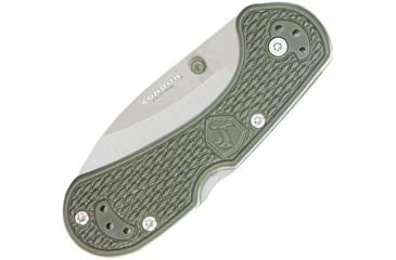 Image of Condor Tool and Knife Cadejo Folding Knife, 2.66in, 14C28N Stainless Steel, Drop Point Blade, Army Green Zytel Handle, CTK812-3.0Z-SK