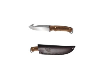 Image of Condor Tool and Knife Jackal Skinner Series - Gut Hook, 420 Hc Stainless Steel Blasted Satin Blade, Walnut Handle, CTK311-3.1
