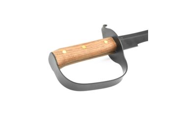 Image of Condor Tool and Knife Naval Cutlass Sword,24in Black Plain 1075 High Carbon Steel, Epoxy Black Powder Coating,Hardwood Handle w/Sheath CTK360-24HC