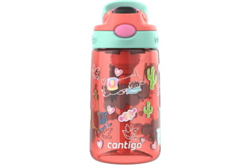 Image of Contigo Asclnbl PP Bottle, 14 oz, Coral Llamas, 14, CTPLASCLN2514-19