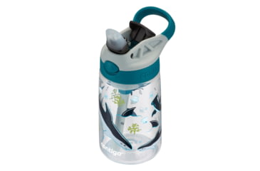 Image of Contigo Contigo Kids Bottle, 14 oz, As Cleanable Mcrn Shrk, 14, CTPLASCLN2514-9