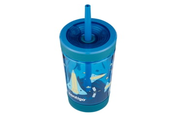 Image of Contigo Contigo Kids Bottle, 14 oz, Spt Gummy W/ Spaceship, 14, CTPLSPILLPRF14-1