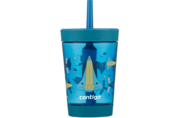 Image of Contigo Contigo Kids Bottle, 14 oz, Spt Gummy W/ Spaceship, 14, CTPLSPILLPRF14-1
