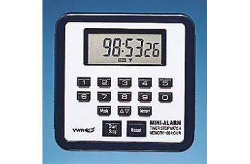 Image of Control Company 100-Hour Mini-Alarm Timer/Stopwatch 5021 Vwr Timer MINI-ALARM Stopwatch