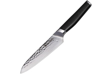 Image of Cool Hand G10 Hammered Utility Knife, 9.5in Overall, 5in, Hammered 440C Blade, Black G10 Handle, 7195CG10