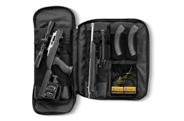 Image of Copper Basin Ruger Takedown Compact Firearm Pack, Discrete Firearm Storage, Durable 420D Nylon, Black/Gray, CB-1024