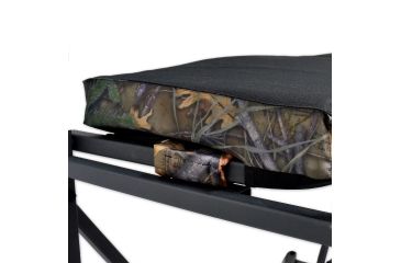 Image of Copper Ridge Outdoors 17.5 foot Deluxe 2-Man Tree Stand w/Ladder, Black/Tree Camo 02-MKLS04-D175CR