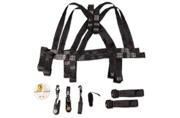 Image of Copper Ridge Outdoors 18 foot Ultra Comfort 2-Man Tree Stand w/Ladder, Black LS5004CR