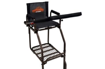 Image of Copper Ridge Outdoors 21 foot Ultra Comfort Double Rail Tree Stand w/Ladder, Black LS5003CR