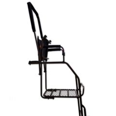 Image of Copper Ridge Outdoors 21 foot Ultra Comfort Double Rail Tree Stand w/Ladder, Black LS5003CR