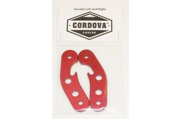 Image of Cordova Handle, Side Plates Red Set, Aluminum, One Size, CCHSPR