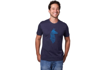 Image of Cotopaxi Topo Llama T-Shirt - Mens, Maritime, 2XL, TS-F20-TLL-M-MTM-XXL