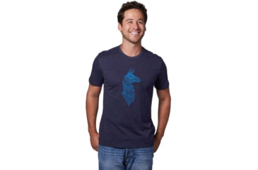 Image of Cotopaxi Topo Llama T-Shirt - Mens, Maritime, Small, TS-F20-TLL-M-MTM-S