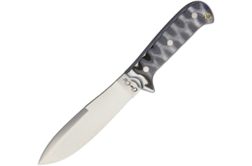 Image of Cougar Creek Wilderness Survivor Knife, Diamond Knife, 10.5in Overall, 5.75in Satin 1095Hc Steel Blade, Diamondback G10 Handle, Black Liners, Sheath, QC0113IAMOND BACK G10