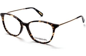Image of Cover Girl CG0473 Eyeglass Frames - Dark Havana Frame Color, Dark Havana Lens Color