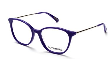 Image of Cover Girl CG0473 Eyeglass Frames - Shiny Violet Frame Color, Shiny Violet Lens Color