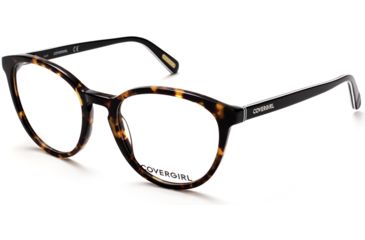 Image of Cover Girl CG0483 Eyeglass Frames - Dark Havana Frame Color