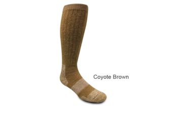 Image of Covert Threads Ice Military/ Hunting Wool Sock Desert 1pr, Coyote Brown, Size 9-13, 3155 CB