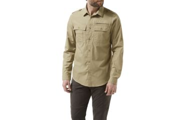 Image of Craghoppers Adv Trek Long Sleeve Shirt, Rubble, S, CMS581-39W50