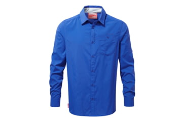 Image of Craghoppers NL Tatton Long Sleeve Shirt, Deep Blue, S, CMS576-08950