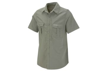 Image of Craghoppers NosiLife Short Sleeve Shirt - Mens-Dusky Green-Large