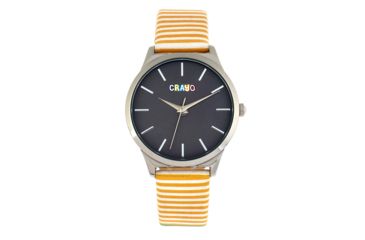 Image of Crayo Aboard Unisex Watch, Yellow, One Size, CRACR5603