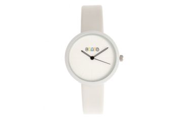 Image of Crayo Blade Leatherette Strap Watch, White, One Size, CRACR5401