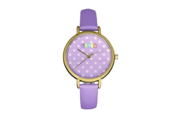 Image of Crayo Dot Strap Watch, Purple/Purple, One Size, CRACR5904