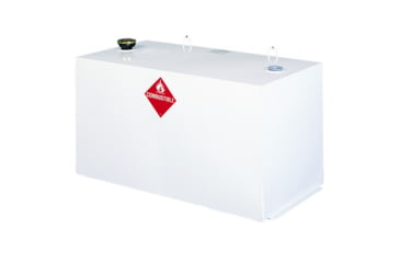 Image of Crescent Square Liquid Transfer Tank for Trucks, Steel, White, 50 Gallon, 485000