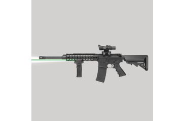 Image of Crimson Trace AR-15 Vertical Foregrip Green Laser Sight w/ Integrated Flashlight