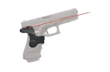 Image of Crimson Trace Fits Glock Lasergrips, Dual Can IR-Red, Left Hand, Black, Fits 17, 17L, 19, 22, 23, 32, 34, 35, 37, 38 LGD-417 C LH