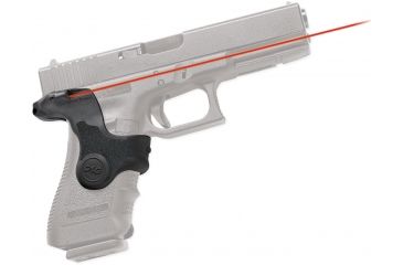 Image of Crimson Trace Fits Glock Lasergrips, Dual Can IR-Red, Left Hand, Black, Fits 17, 17L, 19, 22, 23, 32, 34, 35, 37, 38 LGD-417 C LH