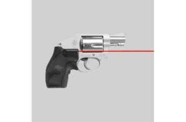 Image of Crimson Trace Lasergrip Sight, Black, Smith and Wesson J-Frame Round Butt, LG405