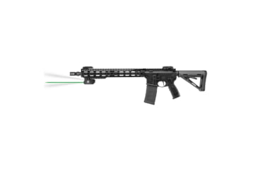 Image of Crimson Trace LiNQ Green Laser and Tactical Light Sight for AR Rifles, CR2, Green, 300 Lumens, Black, LNQ-100G